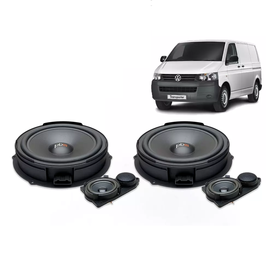 PowerBass OE83T5-VW 8” VW T5 / T5.1 Direct Fit OEM Replacement Component Speakers