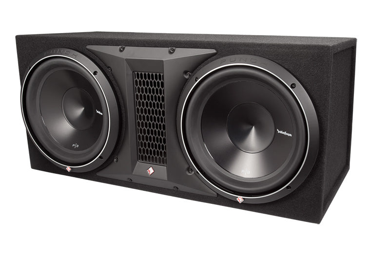 Rockford Fosgate P3-2X12 Dual P3 12" Loaded Enclosure – Car Audio Direct