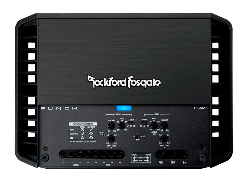 Rockford Fosgate Punch P400X4 - 4 Channel Amplifier – Car Audio Direct