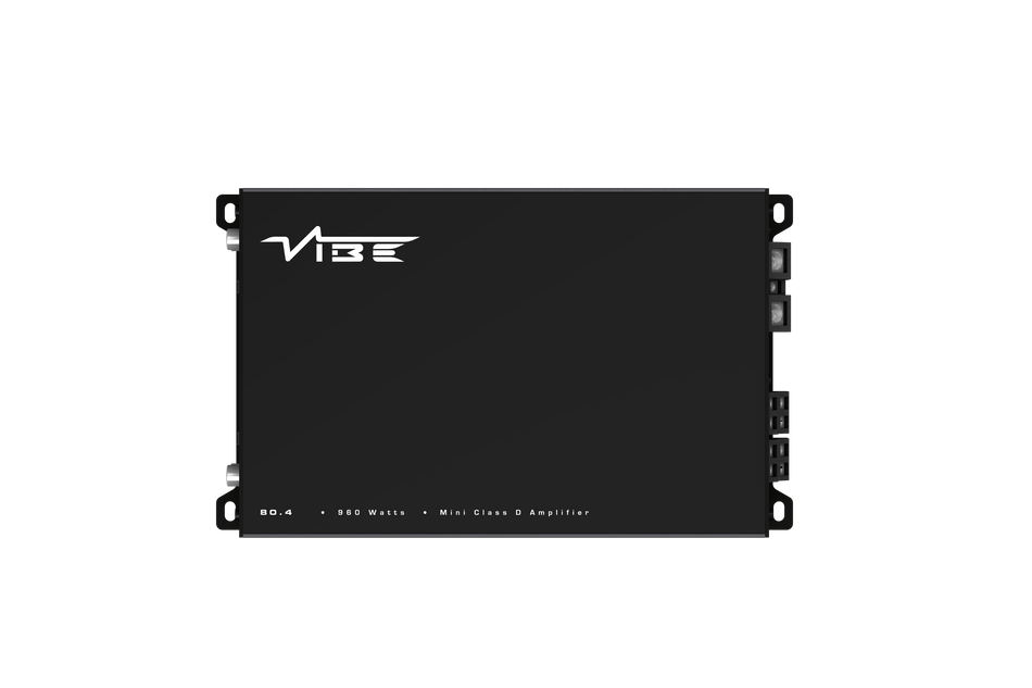 Vibe Powerbox 80.4M V0 960 Watt Class D 4 Channel Speaker/ Subwoofer Amplifier