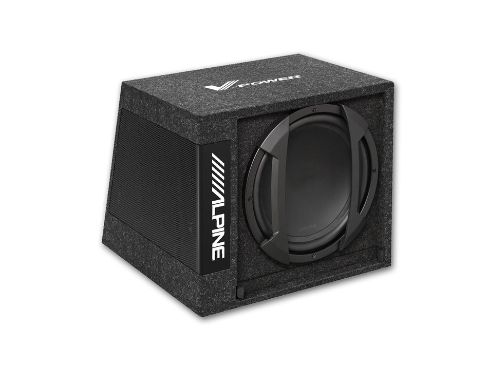 Alpine SWD-355 12" 30cm 650W Amplified Bass Reflex Subwoofer with Enclosure