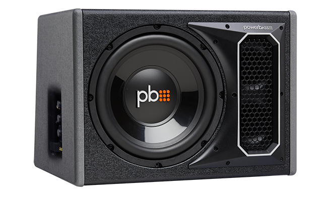 PowerBass PS-AWB101 Single 10" 350W Vented Amplified Bass Enclosure