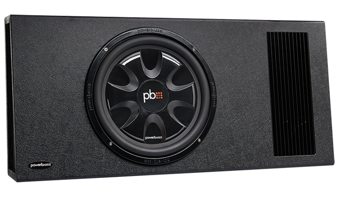 PowerBass PS-AWB121T 12” 200W Amplified Slim Loaded Enclosure