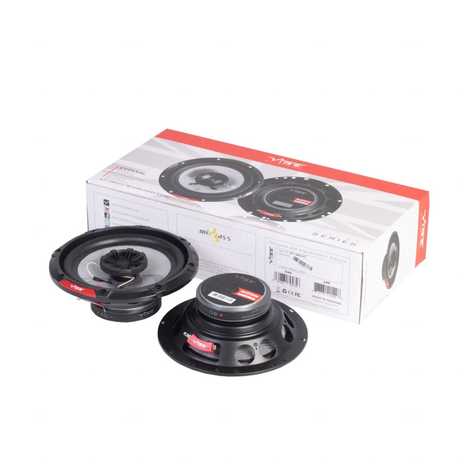 Vibe PULSE6-V3 - 6.5" 180W 16.5cm Coaxial Car Speakers