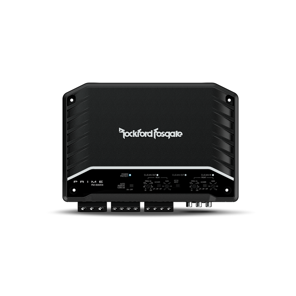 Rockford Fosgate Prime R2-500X4 - 500W Class 4 Channel Bridgeable Speaker/ Subwoofer Amplifier