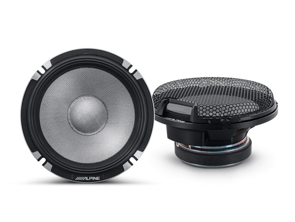 Alpine R2-S652 - 6.5" (16.5cm) 2-Way R-Series Pro Component Speakers 300W