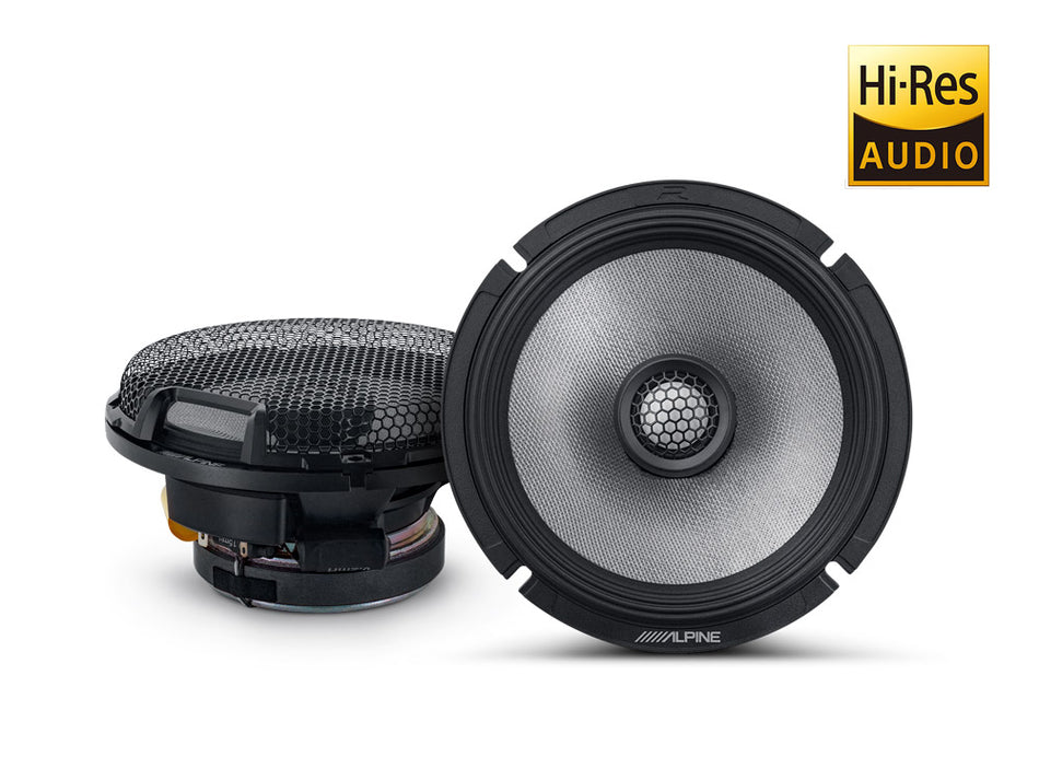 Alpine R2-S65 - 6.5" (16.5cm) 2-Way R-Series Coaxial Speakers 300W