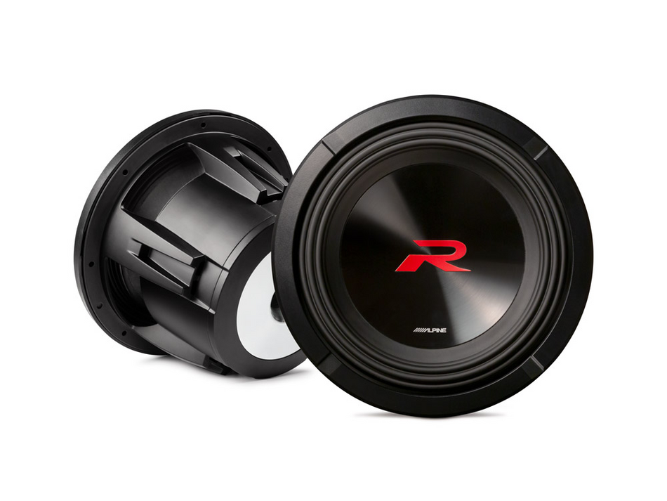 Alpine Type R R2-W10D2 - 10” 20cm 2250W Dual 2 Ohm Subwoofer Bass Driver