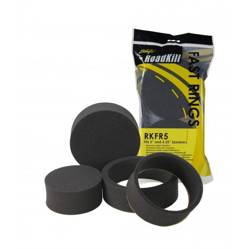 Stinger Roadkill RKFR5 Fast Rings 5" & 5.25" Foam Ring Speaker Enhancer Kit