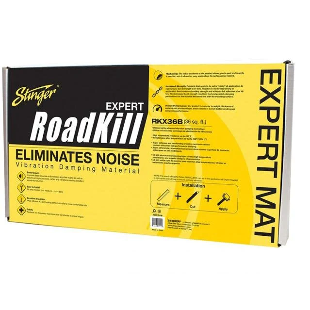 Stinger RKX36B Roadkill Expert Bulk Pack Sound Deadening 9 Sheets