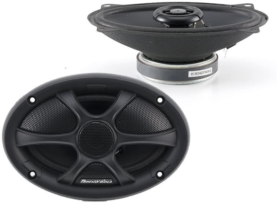 Phoenix Gold R Series RX46CX 4"x6" 80W 2 Way Coaxial Door Shelf Speakers