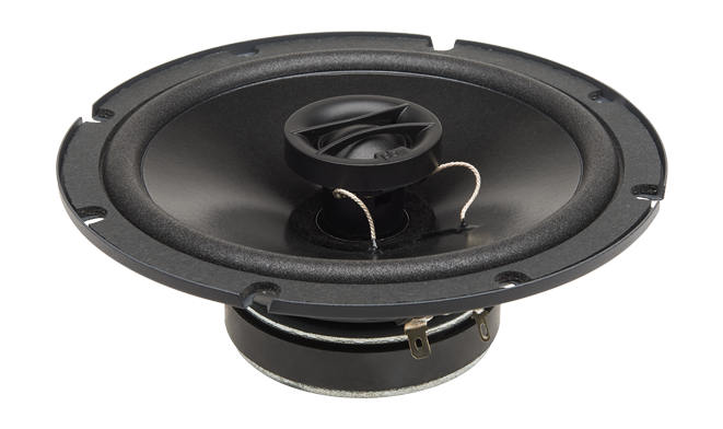 PowerBass S-650T 6.5” 270 Watt Shallow Mount 2-Way Coaxial Car Door Shelf Speakers