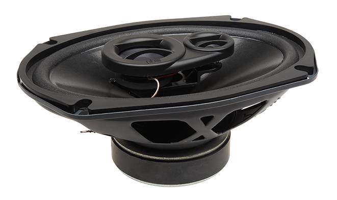 PowerBass S-6903 6x9” 420 Watt 3-Way Tri-Axial Car Door Shelf Speakers