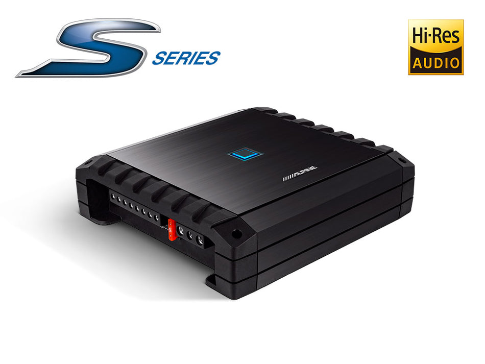 Alpine S-Series S2-A36F 4 Channel Class D Car Speaker/ Subwoofer Amplifier