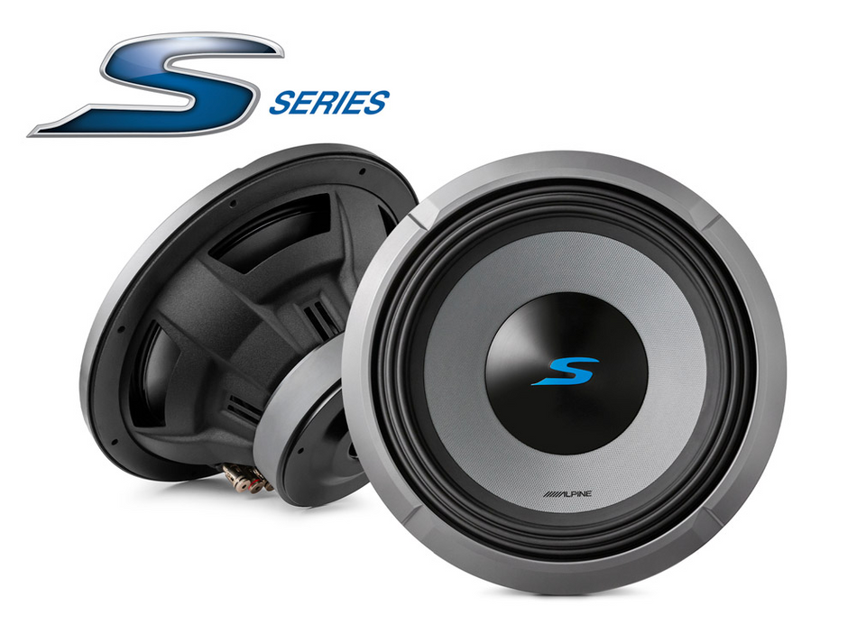 Alpine S-Series S2-W12D2 - 12” 30cm 1800W Dual 2 Ohm Subwoofer Bass Driver