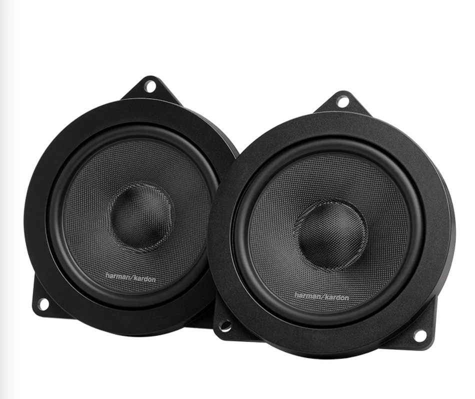 Harman Kardon FIT 4SFL - Fit Series 4 Inch MidRange Car Speakers for BMW/Mini (Plug & Play)