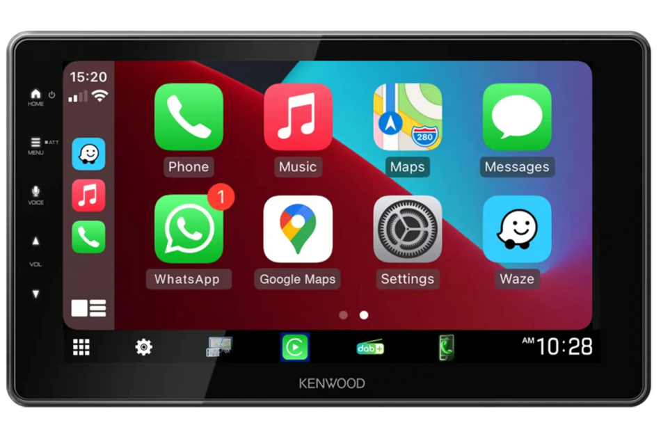 Kenwood DMX-F920DS - 9 Inch Floating HD Wireless Carplay Android Auto BT DAB Screen Stereo