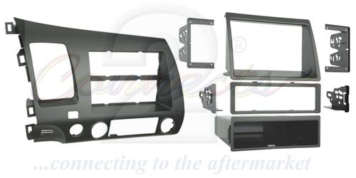 CT23HD04L Double DIN Facia Plate for Honda Civic Hybrid 2006>