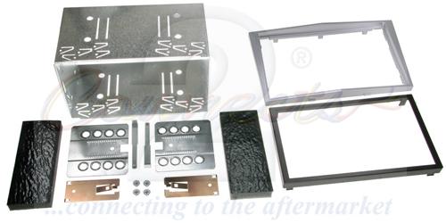 CT23VX03A Chrome Double DIN Facia Kit for Vauxhall