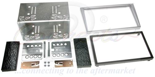 CT23VX10A Chrome Double DIN Facia Kit for Vauxhall