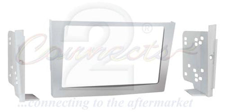 CT23VX22 Silver Double DIN Facia Plate for Vauxhall Astra 2008>