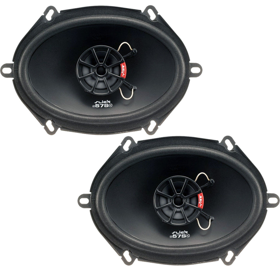 Vibe Slick 57 V7 240 Watt 5"x7" 2 Way High Performance Coaxial Speakers