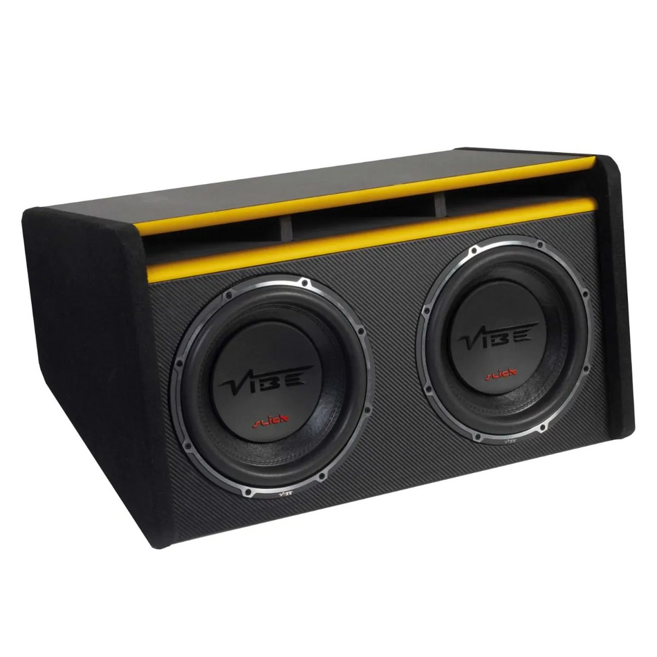 Vibe SLICKMIT12T-V3 12" Twin Passive Subwoofer Enclosure 3000W