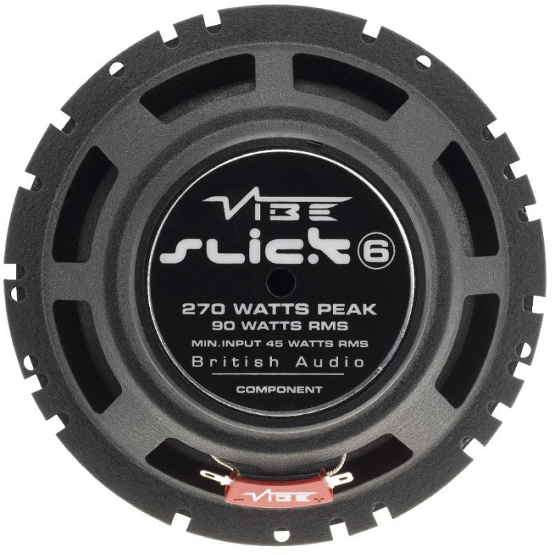 Vibe Slick 6 Comp V7 - 270 Watt 6.5" 16.5cm Component Speakers with Tweeters