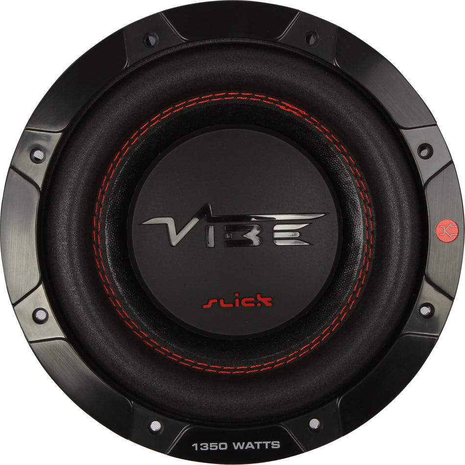 Vibe SLICK8D2-V0 - 8” 20cm 1350W Dual 2 ohm Voice Coil Subwoofer Bass Driver