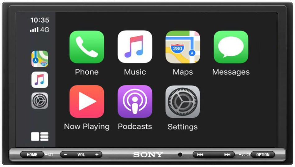 Sony XAV-AX3250 - 6.95" Double DIN Touch Screen USB Bluetooth DAB Apple CarPlay Android Auto