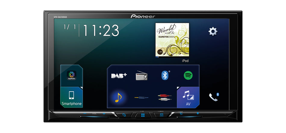 Pioneer SPH-DA230DAB 7" Multimedia Apple Carplay Android Auto DAB Bluetooth USB System