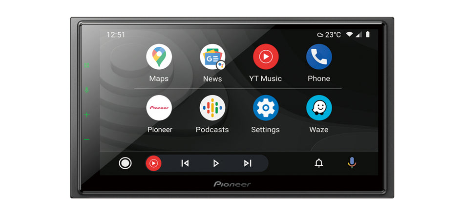 Pioneer SPH-EVO64DAB 6.8" Single DIN Floating / Double In-Dash Touch Screen Bluetooth DAB Radio Wireless WIFI Apple CarPlay & Android Auto