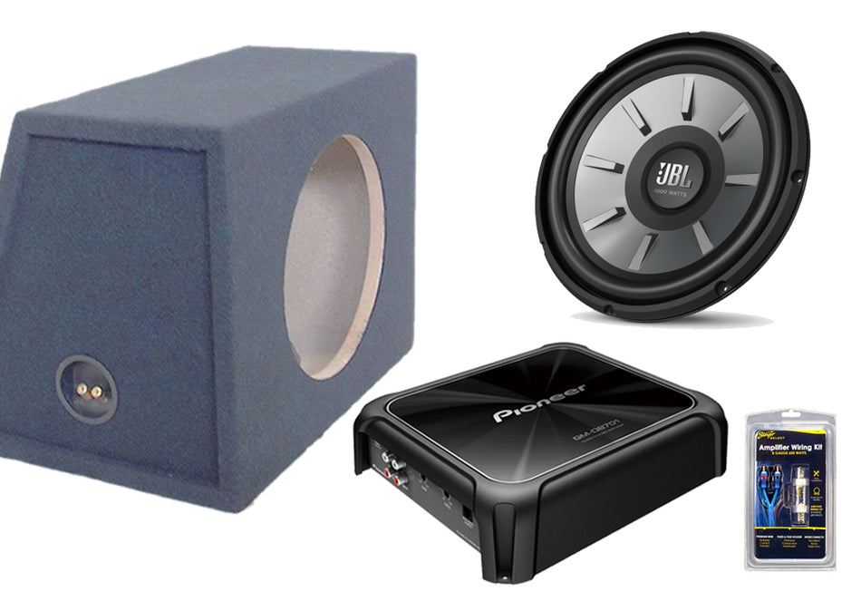 JBL 12" 1000W Stage 122 Subwoofer & Pioneer GM-D8701 Amplifier Package Deal