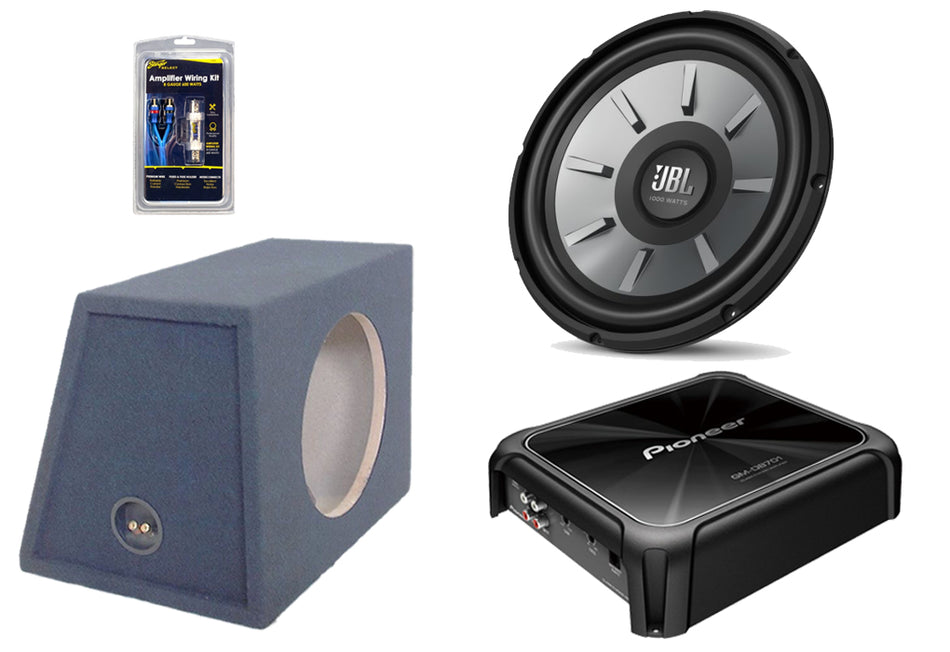 JBL 12" 1000W Stage 122 Subwoofer & Pioneer GM-D8701 Amplifier Package Deal