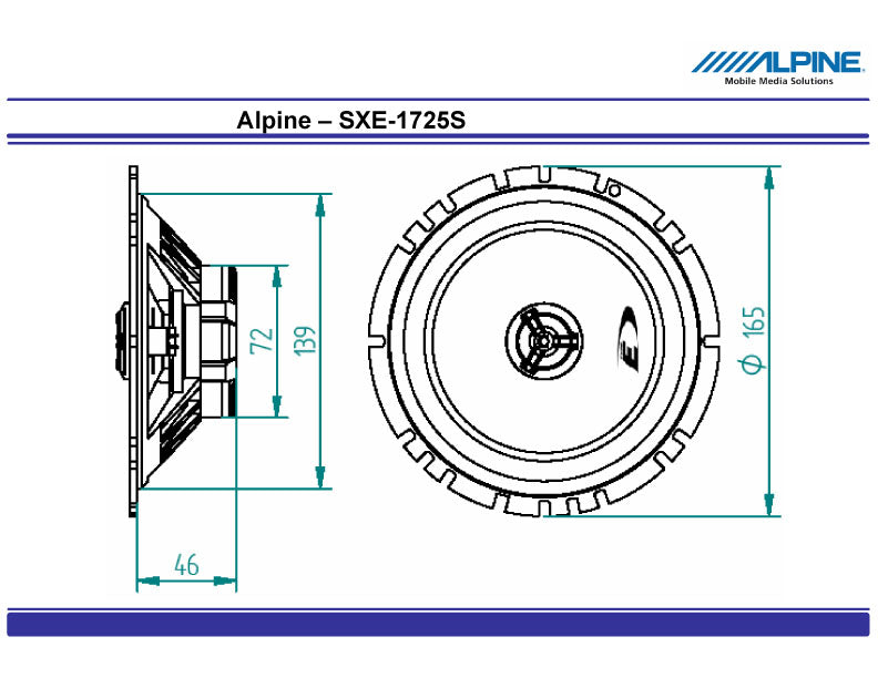 Alpine SXE-1725S