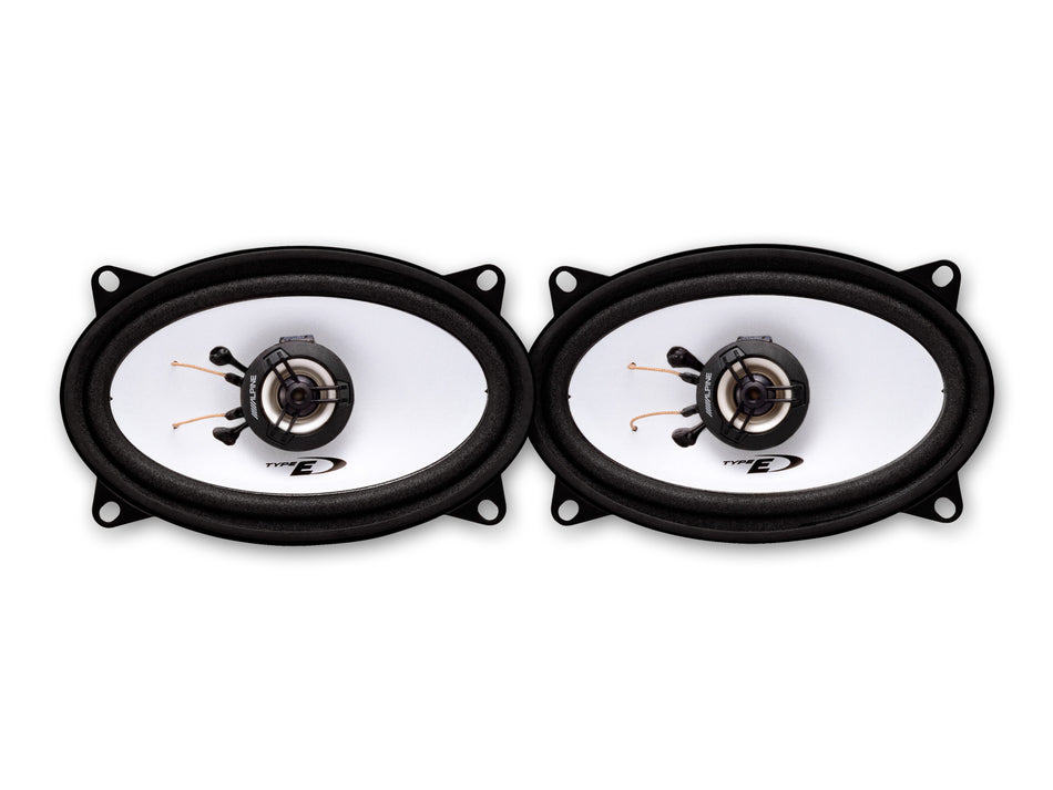 Alpine SXE-4625S - 4"x6" (10x15cm) 150W 2 Way Full Range Door Coaxial Speakers