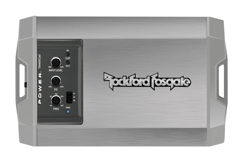 Rockford Fosgate TM400X2ad Power Marine 400 Watt Class-ad 2-Channel Amplifier