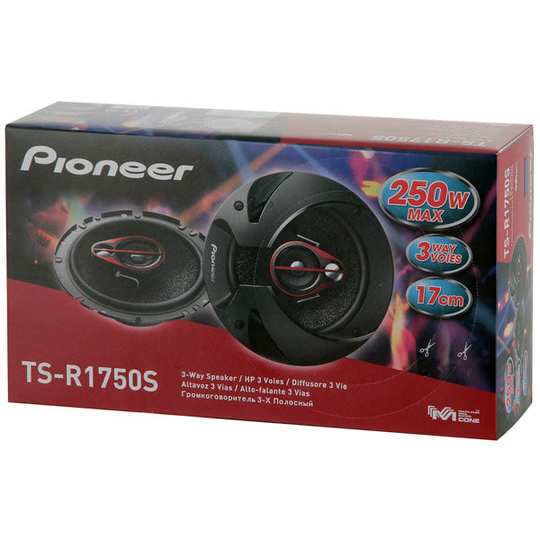 Pioneer TS-R1750S- 17cm 3-way 250W speakers