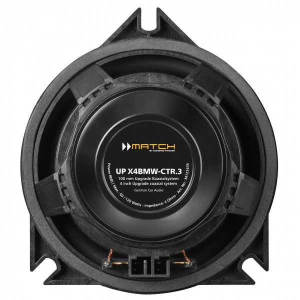 MATCH UP X4BMW-CTR.3 240W 2-Way 4” Coaxial Centre Speaker System for BMW Vehicles