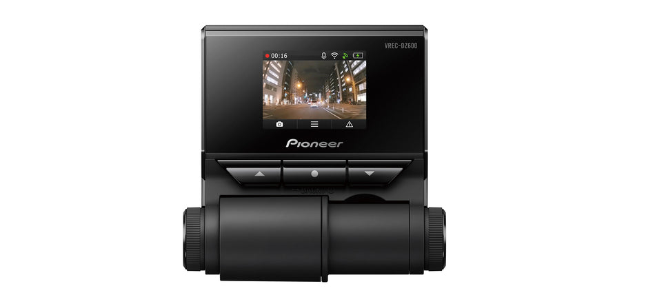 Pioneer VREC-DZ600 Front Facing High Sensitivity Accident Dash Cam G-Sensor WIFI GPS