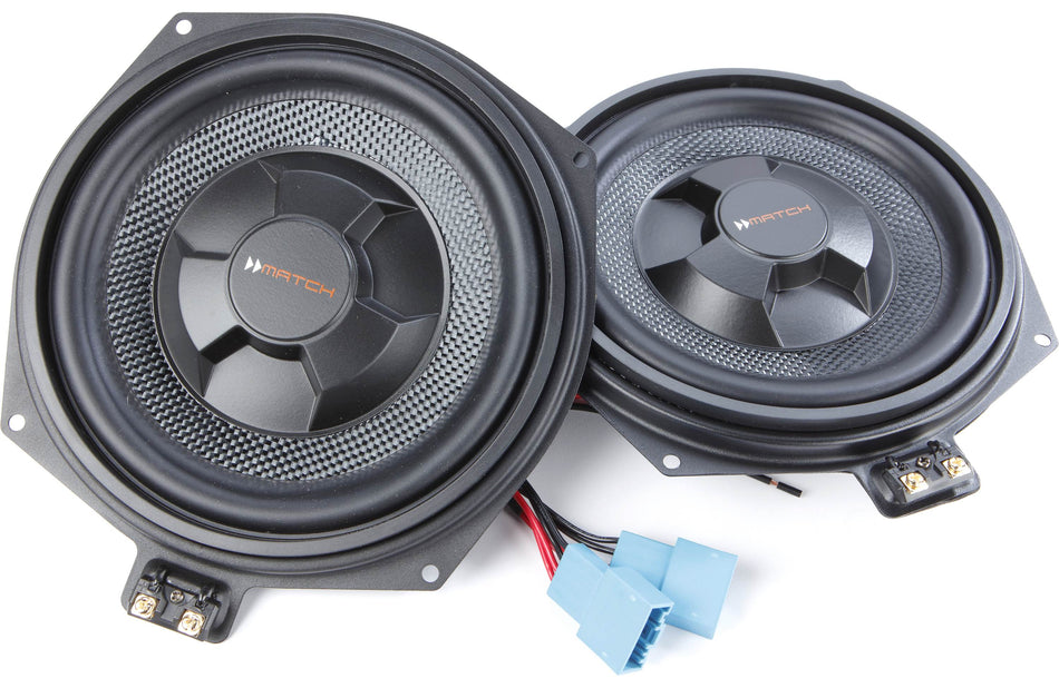 MATCH UP W8BMW-S 400W 8” 200mm Under-Seat Shallow Subwoofer System for BMW Vehicles