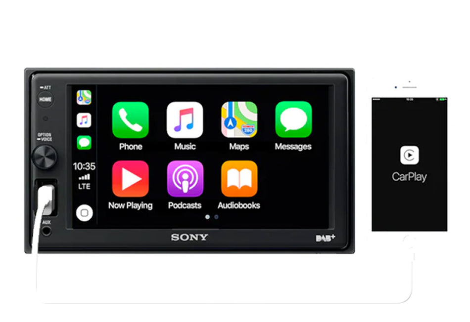 Sony XAV-AX1005DB - 6.2" TouchScreen Apple CarPlay DAB iPhone Stereo