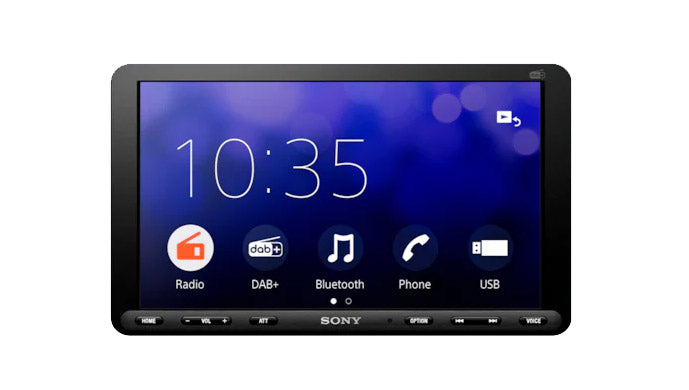 Sony XAV-AX8150 8.95" Single DIN Floating Touchscreen Bluetooth DAB Receiver Apple CarPlay Android Auto WebLink Cast