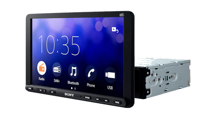 Sony XAV-AX8150 8.95" Single DIN Floating Touchscreen Bluetooth DAB Receiver Apple CarPlay Android Auto WebLink Cast