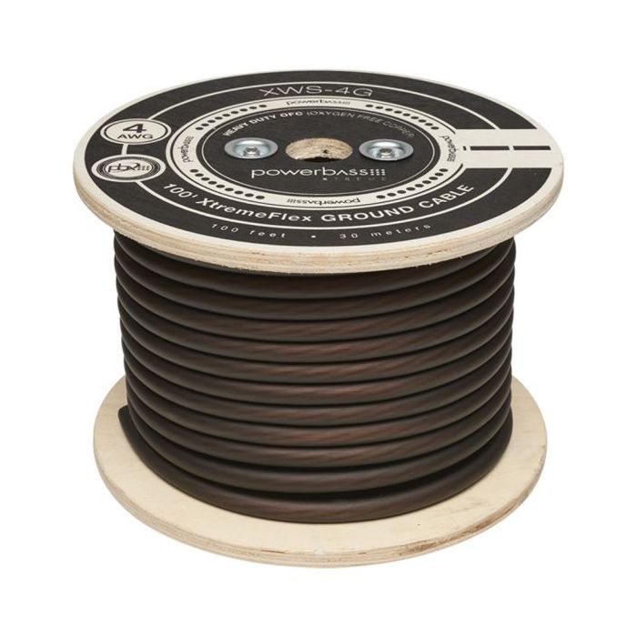 Powerbass XWS-4G - 4 Gauge Ground Wire 100% OFC Wire - (Per Metre)