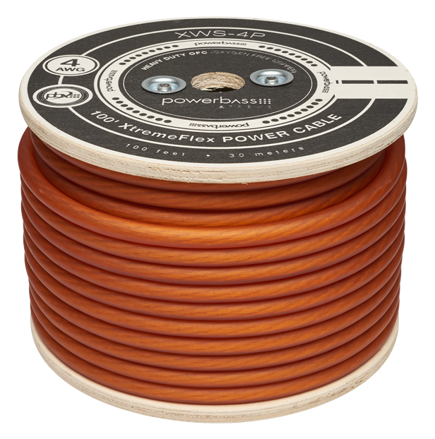 Powerbass XWS-4P - 4 Gauge Power Wire 100% OFC Wire - (Per Metre)