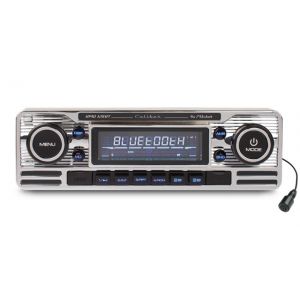 Blaupunkt BREMEN SQR46 Retro Style Car Radio 1-DIN Mechless W/ BT,DAB,USB -  www.