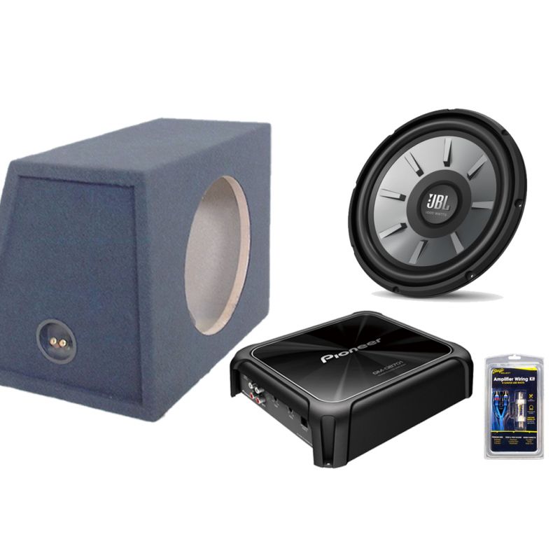 12" 1000W Stage 1210 Subwoofer & Pioneer GM-D8701 Amplifier Package Deal
